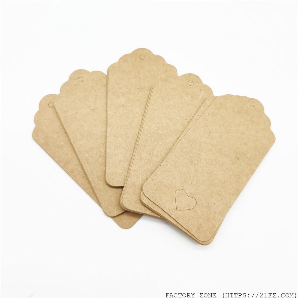 kraft paper clothing hang tag 
